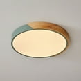 thumbnail image 2 of Aiwen Round LED Flush Mount Ceiling Lamp Modern Light Fixture Green, 2 of 9