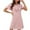 Pink, variant on Nightdress for Women Plus Size Short Sleeve Nightgown Round Neck Casual Print Sleep Shirts