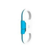 Kanex GoBuddy - Lightning cable - USB male to Lightning male - 3.7 in - blue - for Apple iPad/iPhone/iPod (Lightning)