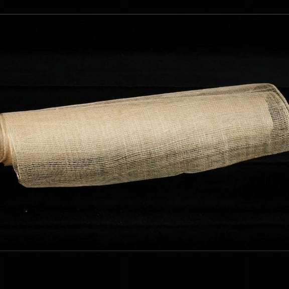 The Ribbon People Beige Sinamay Abaca Fiber Craft Ribbon 18" x 16 Yards