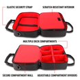 thumbnail image 5 of USA Gear Bolsa de almacenamiento para baraja de cartas compatible con juegos de cartas TCG y CCG - Bolsa protectora de cartas con correa acolchada para el hombro Interior personalizable resistente a l, 5 of 5