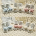thumbnail image 3 of Newborn Infant Baby Girls Soft Socks Cute Star Love Pattern Kids Princess Socks 0-1Y, 3 of 3
