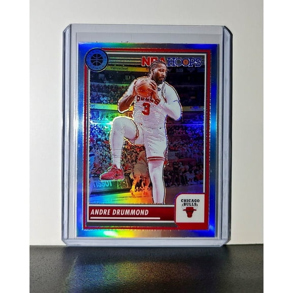 Andre Drummond 2023-24 Panini Premium Stock NBA Hoops #33 Prizm Refractor Bulls