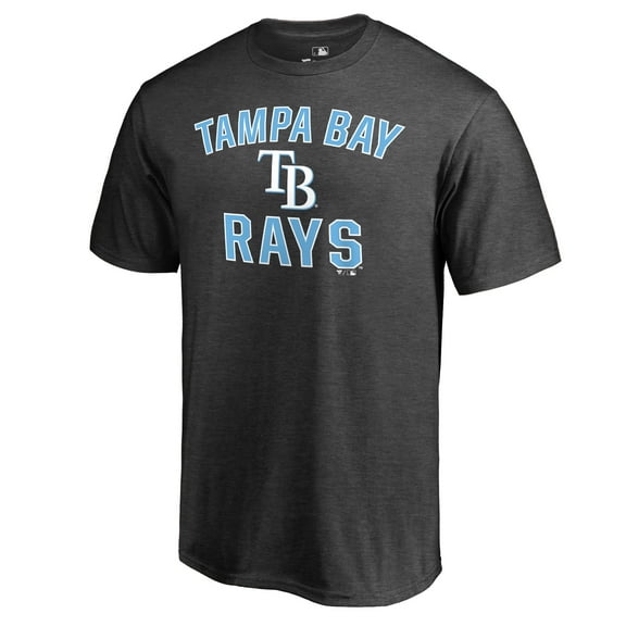 Men's Heathered Gray Tampa Bay Rays Core Basics Victory Arch T-Shirt