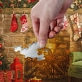 thumbnail image 4 of FREEAMG Puzzle 1000 Pieces - Christmas Fireplace Pattern - Wooden Jigsaw Puzzles for Family Games - Suitable for Teenagers and Adults, 4 of 7