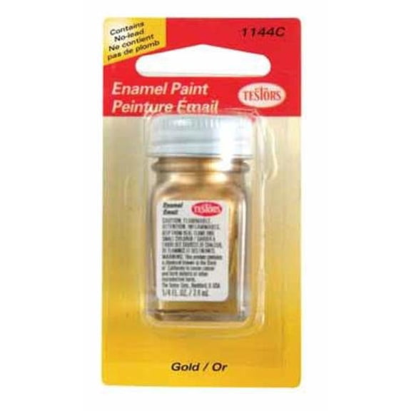 Testor HOBBY PAINT 1/4OZ GOLD MfrPartNo 1144C-2