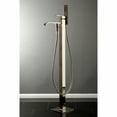 thumbnail image 2 of Kingston Brass KS4136QLL Executive Freestanding Tub Faucet with Hand Shower, Polished Nickel, 2 of 8