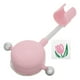 thumbnail image 1 of Soporte de ducha con ventosa ajustable, sin taladro, reutilizable, para pared, para baño, color rosa, 1 of 6