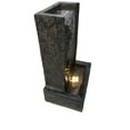 thumbnail image 3 of 14" LED Lighted Antique Buddha Waterfall Outdoor Garden Fountain, 3 of 6