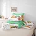 thumbnail image 6 of Erosebridal Baseball Ice Cream 7pcs Bedding Comforter Set,Boys Ball Sport Lover Queen Bedding Sets For Kids,Reversible, 6 of 7