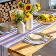 thumbnail image 4 of Purple Gray Round 15 Inch Placemats Set of 6, Vintage Country Abstract Gradient Aesthetic HeatResistant Non Slip Place Mats for Dining Table, Wipeable Braided Kitchen Table Mats for Housewarming, 4 of 9