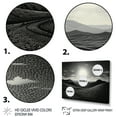 thumbnail image 3 of Designart "Desert Majestic Monochrome painting" Landscapes Canvas Art Print, 3 of 5