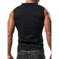 thumbnail image 4 of xiaxaixu Men's Casual Gyms Sports Vest Solid Color Sleeveless V Neck Running Workout Training Tops, 4 of 9