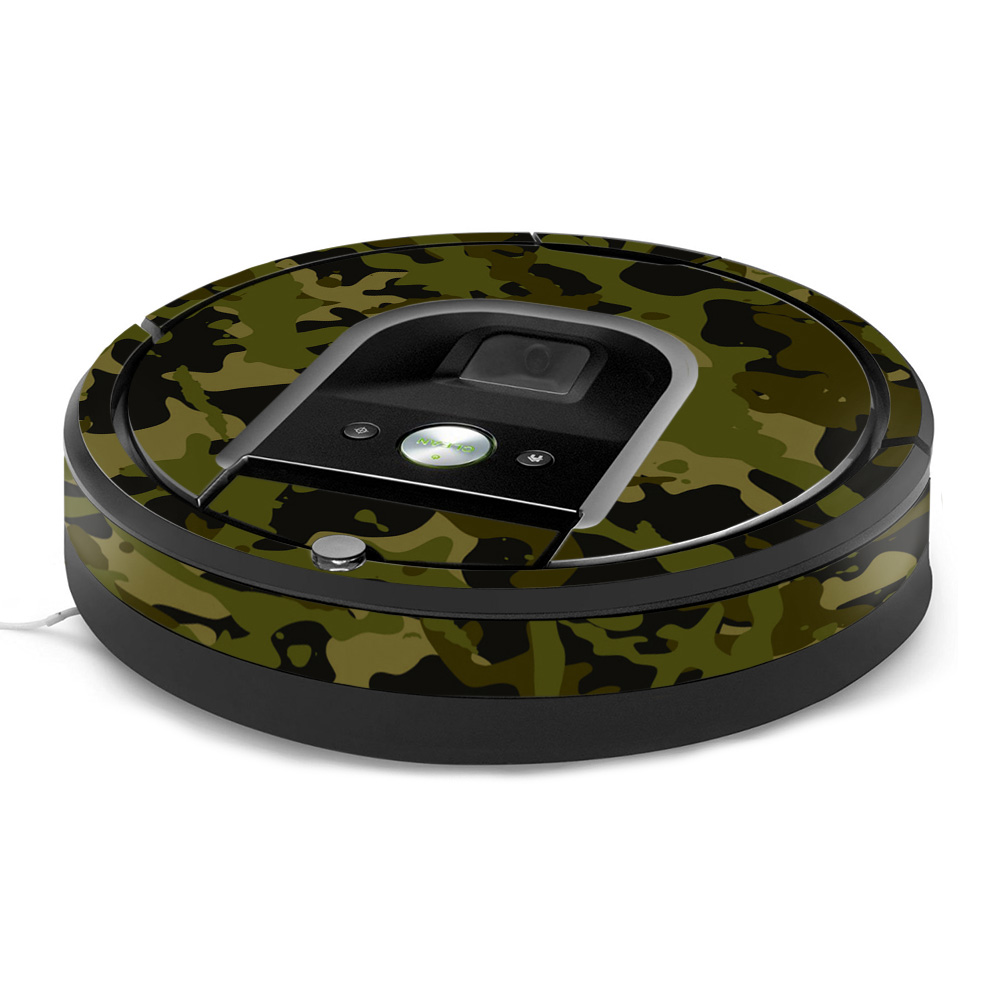 Skin Decal Wrap for iRobot Roomba 960 Robot Vacuum sticker Green