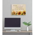 thumbnail image 4 of Sunflower Wall Art Decor - Inspirational Canvas Print for Home, Office, and More - Realistic Design with Positive Poster Quotes 16 * 12 inches, 4 of 6