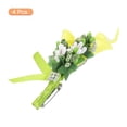 thumbnail image 3 of 4uds Novio Ojetes Lirio Ojetes Alfileres para Hombres Boda Ceremonia Aniversario Formal Cena Fiesta Amarillo, 3 of 5