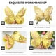 thumbnail image 5 of KAKOWELY 2 pegatinas de mariposa 3D exquisitas, decorativas, de imitación, para fiestas., 5 of 5