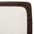thumbnail image 2 of PURE ERA Jersey Knit Cotton Fitted Bottom Sheet ONLY Deep Pocket 15" to 20" Ultra Soft Stretchy Breathable(Coffee Brown,Queen), 2 of 5
