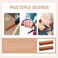 thumbnail image 2 of 1 Pair Light Brown PU and Rubber Handlebar Grips for Mountain Bikes, Comfortable Non- Bike Grip Covers, 2 of 7