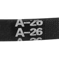 thumbnail image 3 of Unique Bargains A-26 V Belt Machine Transmission Rubber, Black Replacement Drive Belt, 3 of 4