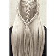 thumbnail image 4 of SUCS Women Natural Gold Party Wig Long Straight Hair Fashion Girl Synthetic Wig, 4 of 6