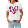 thumbnail image 4 of Camiseta de Béisbol Talovee para Mujer Día de Juego Blanca Talla M, 4 of 4