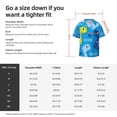 thumbnail image 3 of PAYOHTO Dinosaur Mens Hawaiian Casual Short-sleeved Shirt Tropical Summer Beach Button Down Shirts, 3 of 7