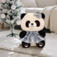thumbnail image 4 of Decoración del hogar, decoración de habitaciones, decoración de paredes, peluches de pandas, juguetes para el estado de ánimo, a pedido, peluches de pandas súper suaves y realistas con falda, juguetes, 4 of 9