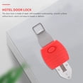 thumbnail image 2 of Portable Door Lock Travel Lock Safety Lock School Lockdown Lock for Travel Hotel Home Apartment Motel Room Security, 2 of 5