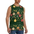 thumbnail image 2 of Fotbe Men's Christmas Print Men's Sleeveless Muscle Tank Tops Casual T-Shirts for Gym Workout Beach-X-Large, 2 of 8