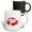 Multicolor, variant on 3drose, Female Lips, the Flag of Denmark. a Splendid Patriotic Gift for You, 11oz Two-tone Red Mug