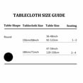thumbnail image 4 of EASTIN Vinyl House Tablecloth Round 59” Dia Red Flower Pattern Waterproof, 4 of 6