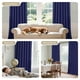 thumbnail image 2 of Cortinas Joydeco Azul Marino Opacas Térmicas 132x229cm 2 piezas, 2 of 9