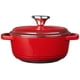 thumbnail image 2 of Dutch Oven Lodge, hierro fundido esmaltado, 1,5 L, con tapa, color rojo, 2 of 5