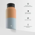 thumbnail image 2 of JoyJolt Vacuum Insulated Water Bottle with Flip Lid & Sport Straw Lid - 32 oz - Orange/Blue, 2 of 7