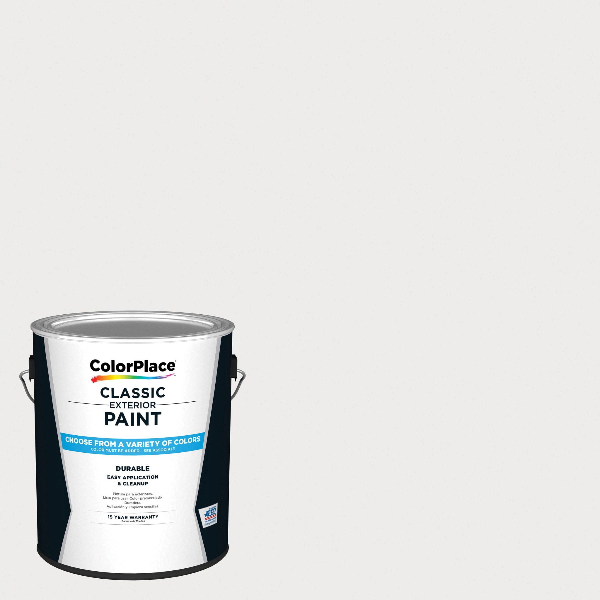 ColorPlace Classic Interior Wall & Trim Paint, Swan White, SemiGloss