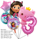 thumbnail image 3 of Globos con números para casa de muñecas Gabby, 6 unidades, para decoración de fiestas de cumpleaños infantiles, globos de aluminio, juego de globos para muñecas Gabby para niñas, 3 of 5