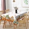 thumbnail image 5 of Tchckioa Fall Pumpkin Gnome Tablecloth,Rectangle 60x84 Inch Waterproof Table Cover for Kitchen Dining Decor, 5 of 6