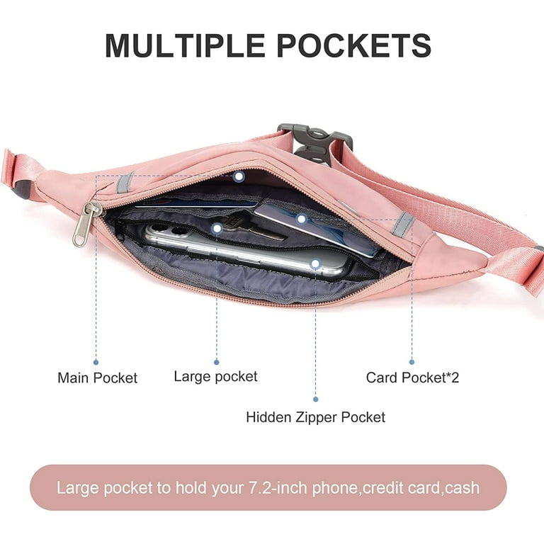 Small Fanny Pack for Women Fashionable Waist Bag Waterproof for