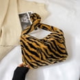 thumbnail image 4 of Bolso de hombro de Felpa con diseño de animales Likrtyny Para mujer color Leopardo rosa, 4 of 7