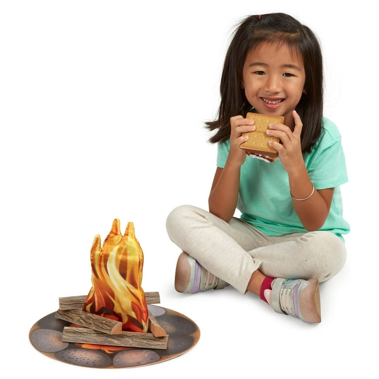 Melissa Doug Let's Explore Campfire S'mores Play Set