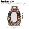 thumbnail image 7 of Renewold Heavy Duty ATV Seat Cover 25x10 Inch Polyester Fabric Four Wheeler Seat Cover Waterproof & Tear Resistant for Polaris Sportsman, American Tribal Highland Cow Sunflower Claret, 7 of 7