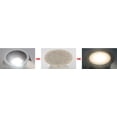 thumbnail image 2 of Kiven Fabric Led Light Cover,Light Blocking Stickers, 6.3in in Dia,Brownish Yellow Fabric Ceiling Light Filters, 2 of 6
