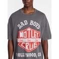 thumbnail image 4 of Motley Crue, Men's & Men's and Tall Mineral Wash Boxy Graphic Tee, Sizes XS–5XB & MT-4XLT, 4 of 6