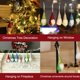 thumbnail image 3 of Adornos de gnomo Bling-Bling para árboles de Navidad, gnomos colgantes, decoraciones navideñas, adornos de duende de Papá Noel de peluche hechos a mano con lentejuelas suecas, juego de 7, 3 of 4