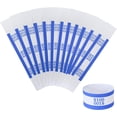 thumbnail image 1 of 100 Pcs Currency Straps, ABA Standard Self-Adhesive Money Bands ($100 Blue), 1 of 1