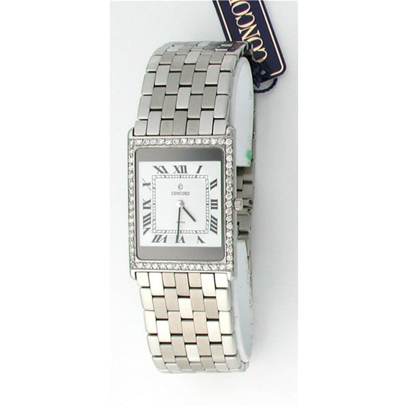 Concord Delirium Diamond Bezel Sapphire Crystal Stainless-steel 2.8mm Thinnest Swiss Men Watch