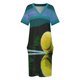 thumbnail image 3 of Vestido de noche deportivo para mujer, prenda colgante con bolsillos de tenis de verano., 3 of 6