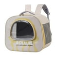 thumbnail image 2 of Bunblic Cat Sac à Dos Bandoulière Réglable Unique Sac de Voyage Chat Sac de Chien Jaune, 2 of 8