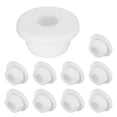 thumbnail image 1 of Uxcell Paquete de 10 Grommets de Silicona de 7/8 Pulgadas de Diámetro, ID de 7/16 Pulgadas para Cableado, Tapones de Agujero, Escritorio, Tubería de Agua, Hidropónico, Irrigación [Blanco], 1 of 1